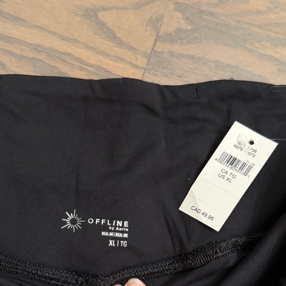 Aerie Black Athletic Shorts XL - Picture 2 of 4